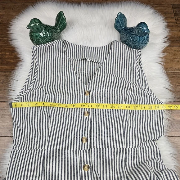 Boutique Striped Jumpsuit XL - Picture 11 of 11